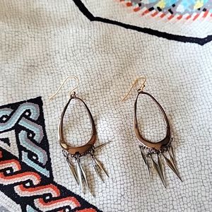 Alexis Bitter Gunmetal Drop Earrings